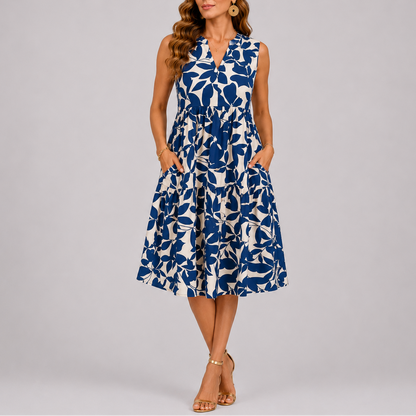 Women's Tiered Floral Summer Dress