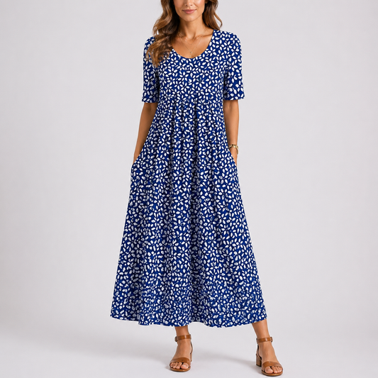 Women’s Casual Floral Midi Dress