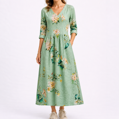 Women's Summer Floral Midi Dress